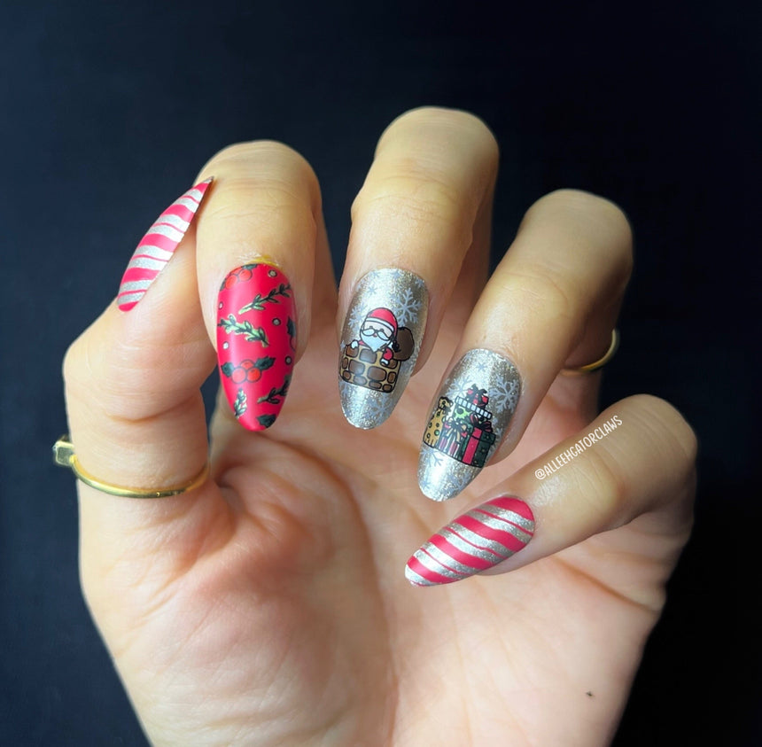 Santa's Workshop (M341) - Nail Stamping Plate