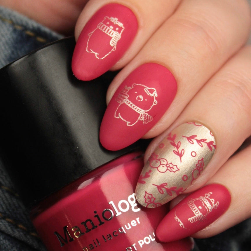 Santa's Workshop (M341) - Nail Stamping Plate