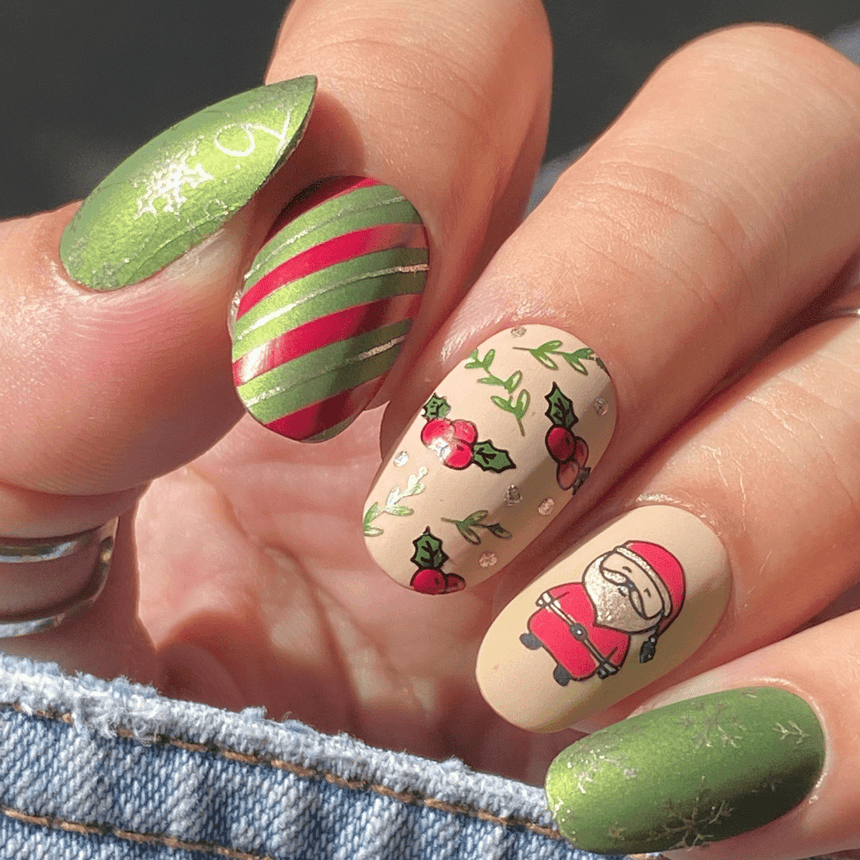 Santa's Workshop (M341) - Nail Stamping Plate