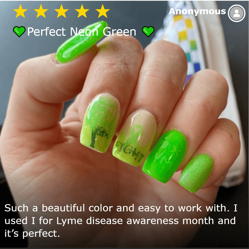 School's Out: Food Fight (B287) - Neon Green Stamping Polish