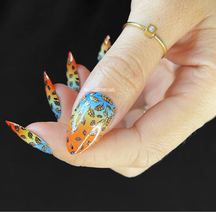 Season Gradients (M334) - Nail Stamping Plate