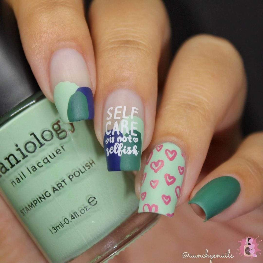 Self Love (M266) - Nail Stamping Plate