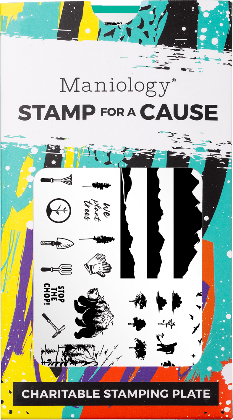 SFAC: One Tree Planted (m294) - Nail Stamping Plate