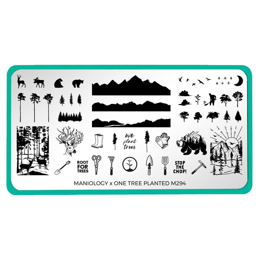 SFAC: One Tree Planted (m294) - Nail Stamping Plate