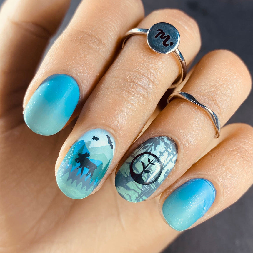 SFAC: One Tree Planted (m294) - Nail Stamping Plate