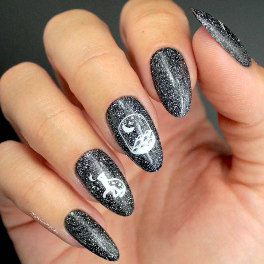 Shadowy Halloween (M312-M316) - Set of 5 Nail Stamping Plates