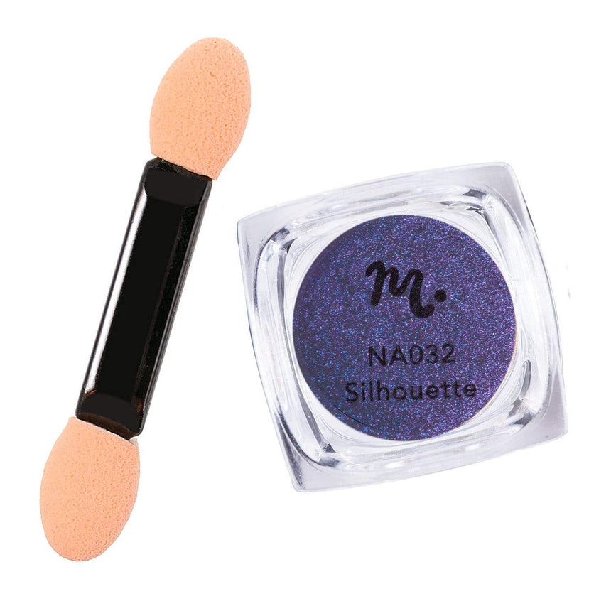 Silhouette (NA032) - Blue Duochrome Nail Art Powder