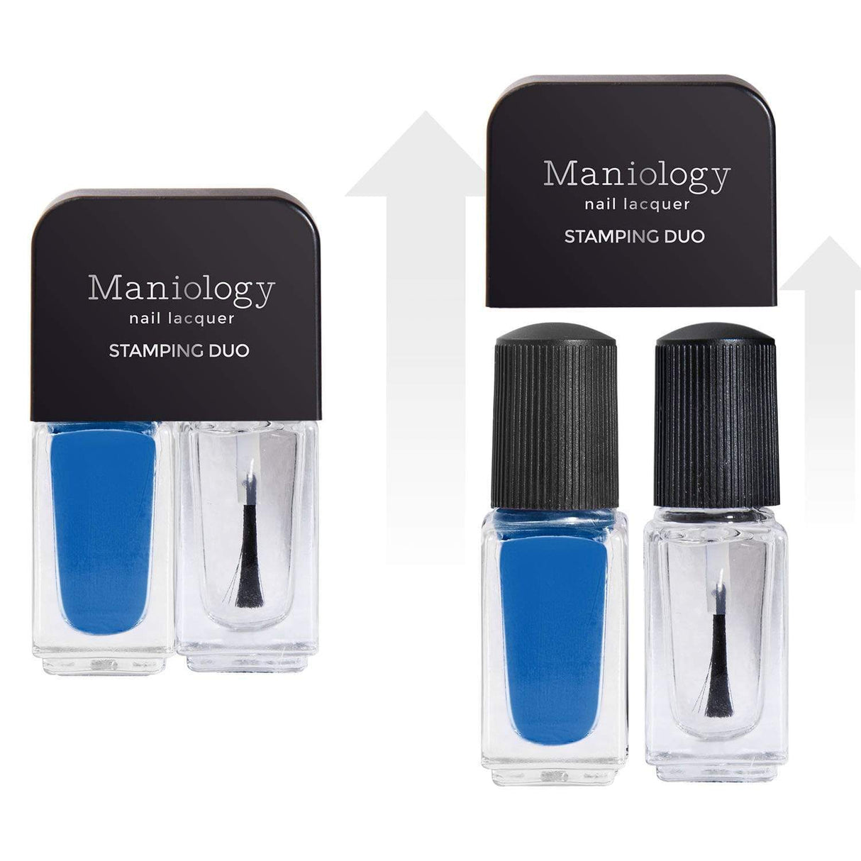 Simply Classic Nail Stamping Starter Kit with Blue Polish