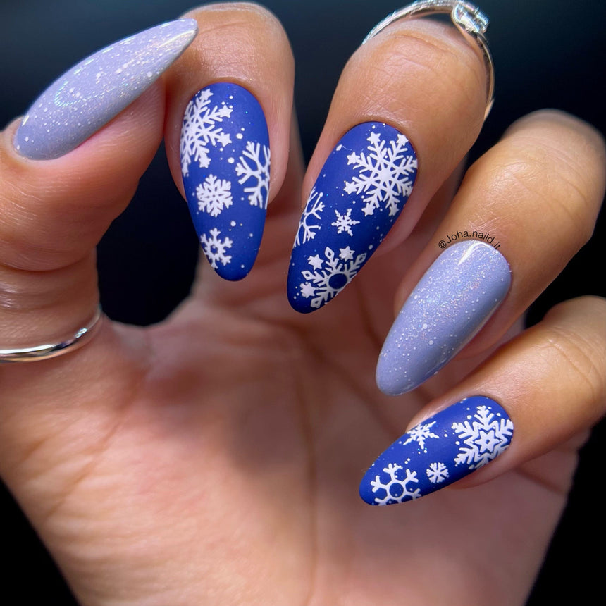 Snow Day (M338) - Nail Stamping Plate