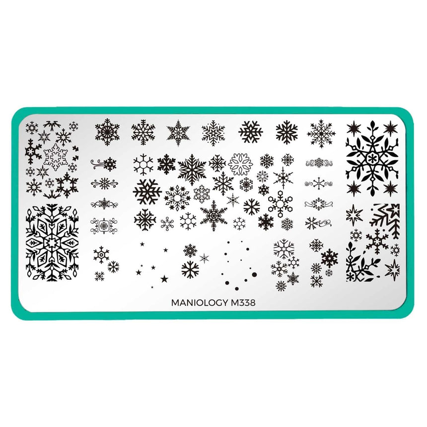 Snow Day (M338) - Nail Stamping Plate
