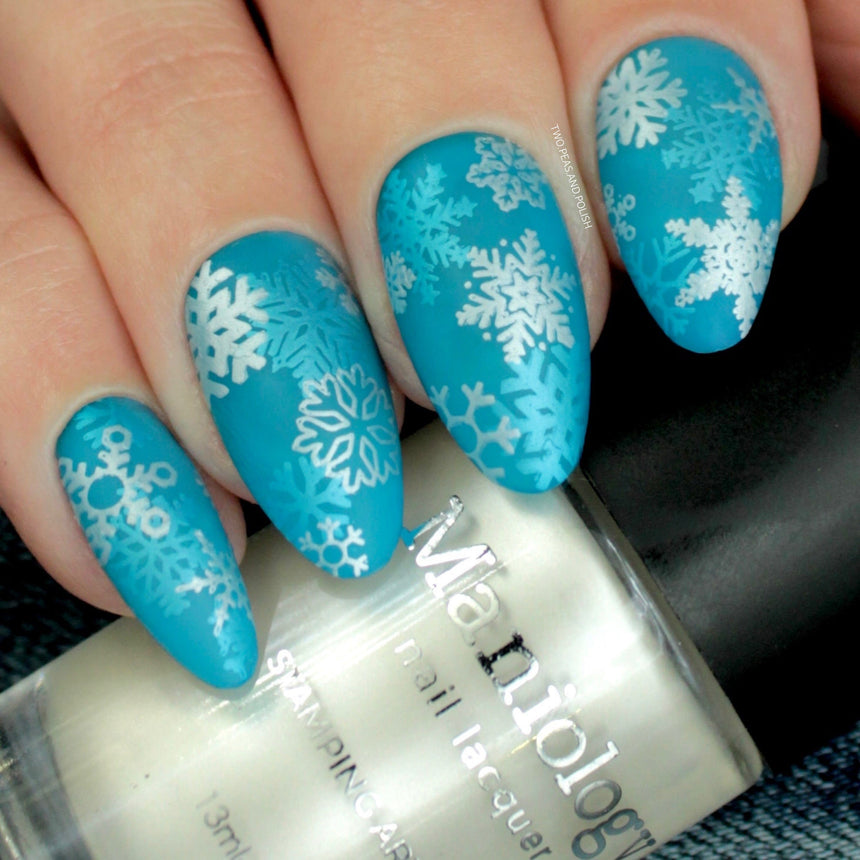 Snow Day (M338) - Nail Stamping Plate