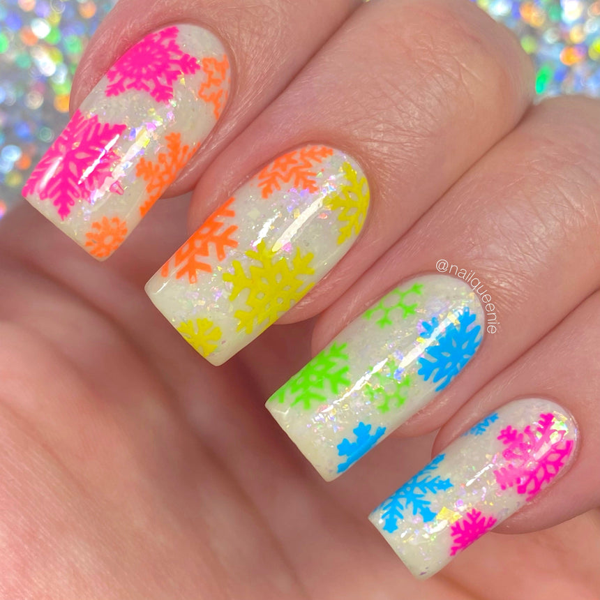 Snow Day (M338) - Nail Stamping Plate