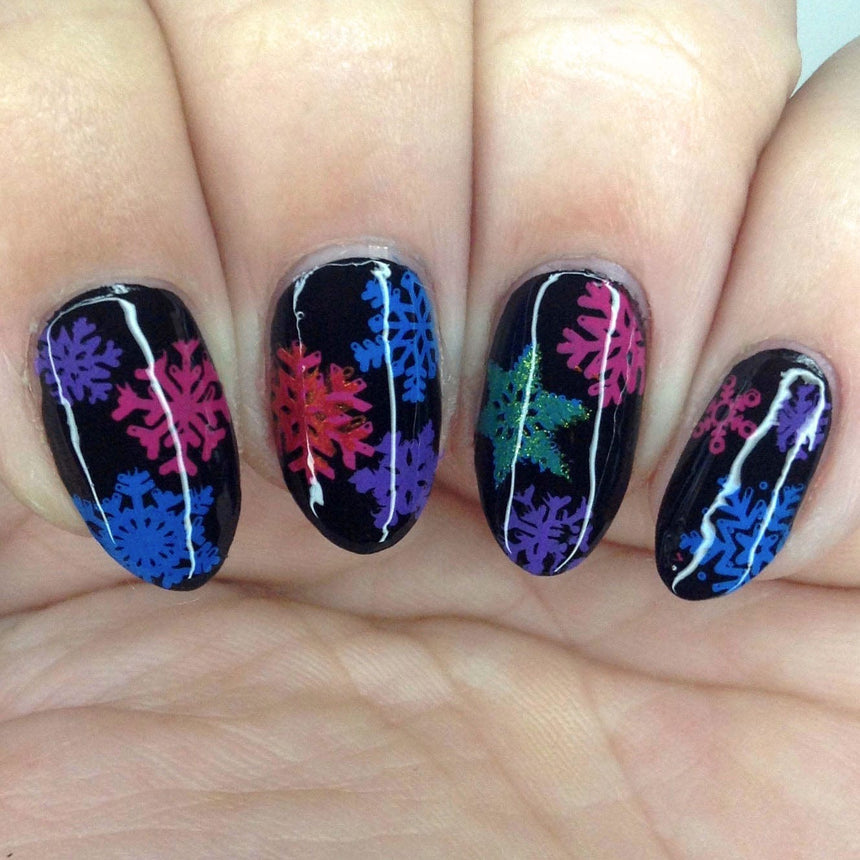 Snow Day (M338) - Nail Stamping Plate