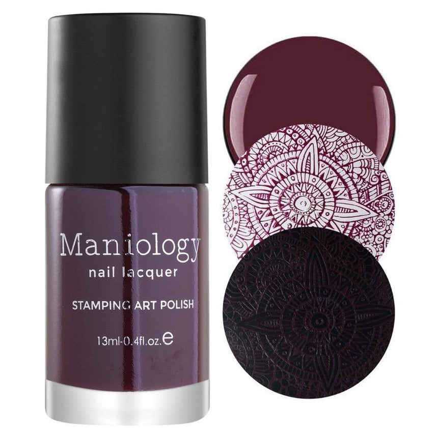 Snowflake Waltz Collection: Toy Soldier - Dark Plum Stamping Polish