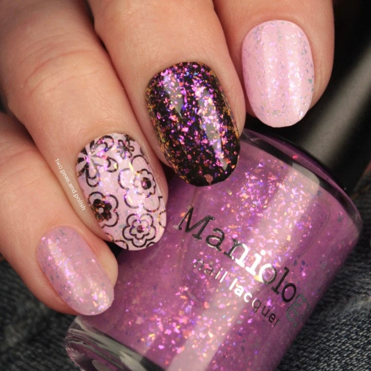 Songbird: Violet Starling (P143) - Purple Jelly Flakies Topper Nail Polish