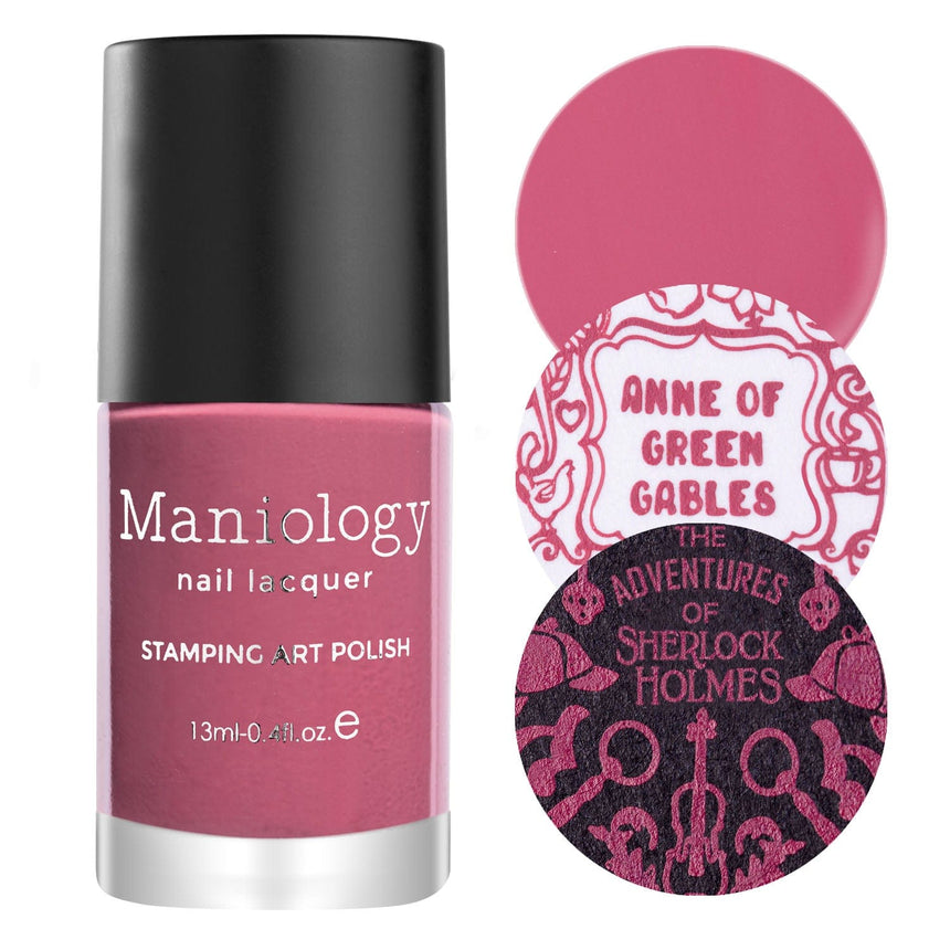 Sonnet (B425) - Rouge Rose Pink Cream Stamping Polish