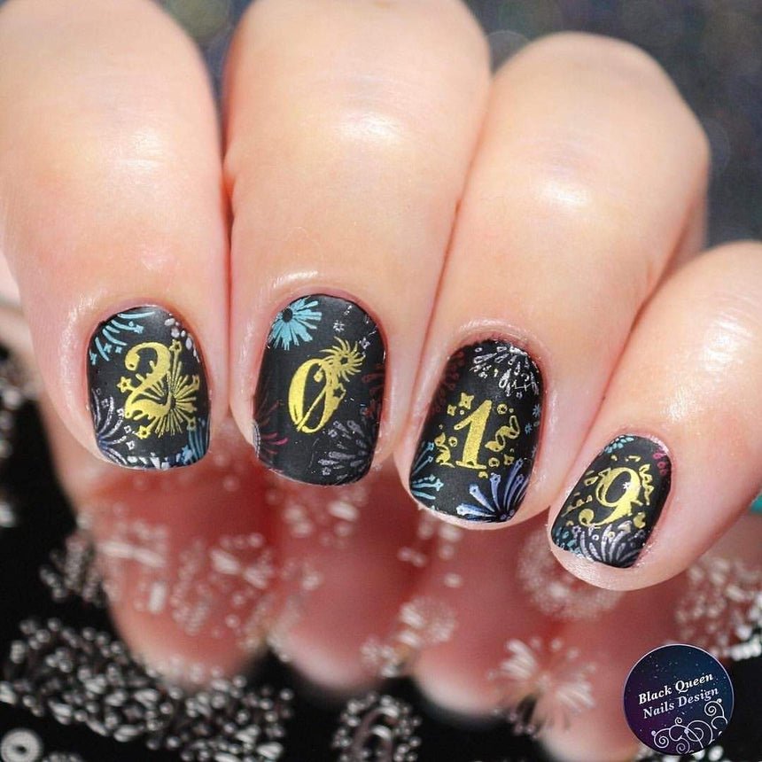 Sparkling Celebration: New Year Nail Stamping Starter Kit