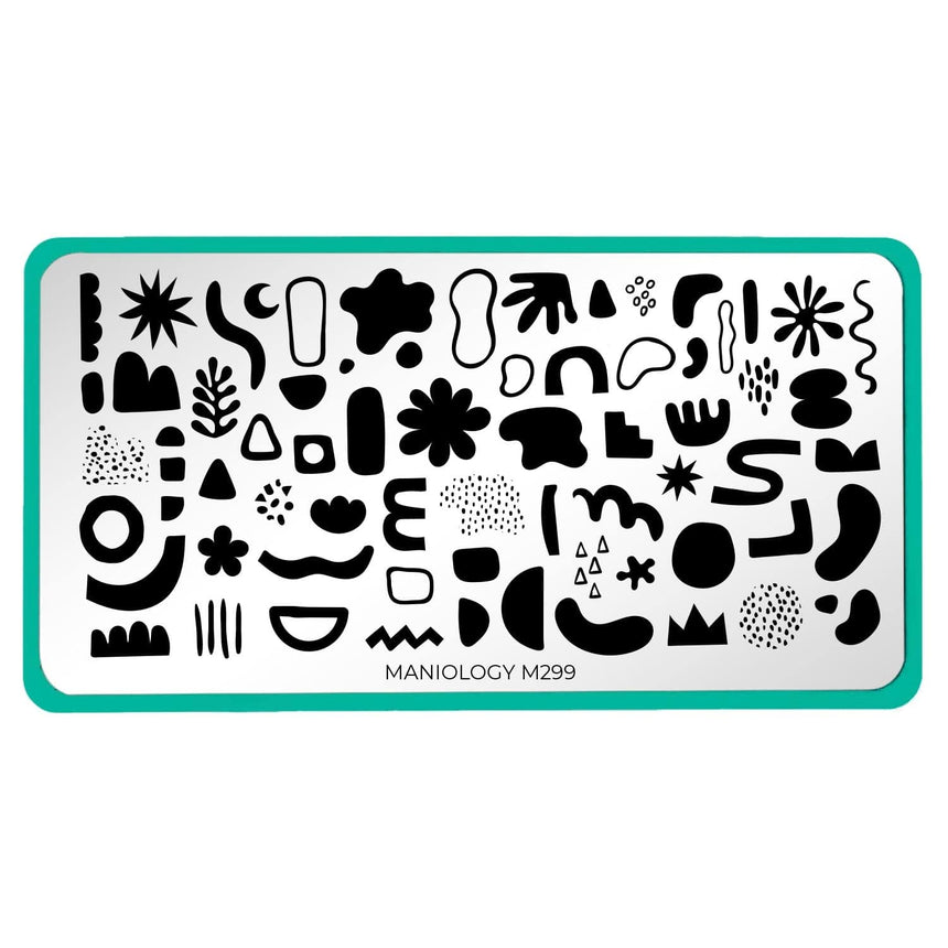 Special FX: Contours (M299) - Nail Stamping Plate