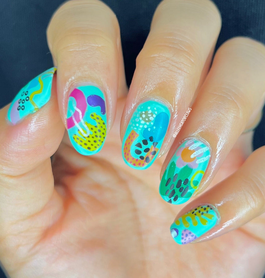 Special FX: Contours (M299) - Nail Stamping Plate