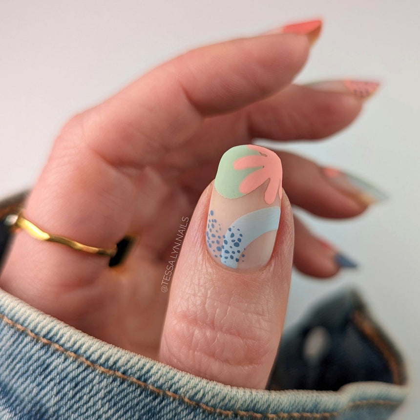 Special FX: Contours (M299) - Nail Stamping Plate