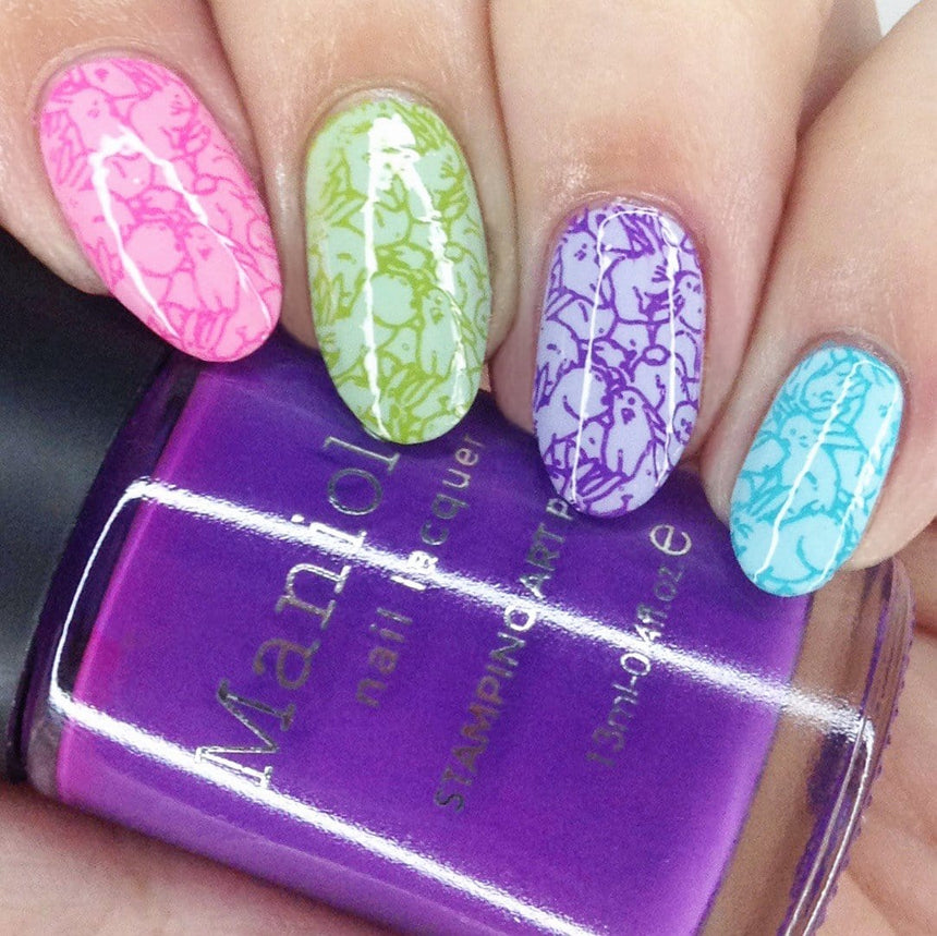 Spring Occasions: What's Crackin Easter (m189) - Nail Stamping Plate