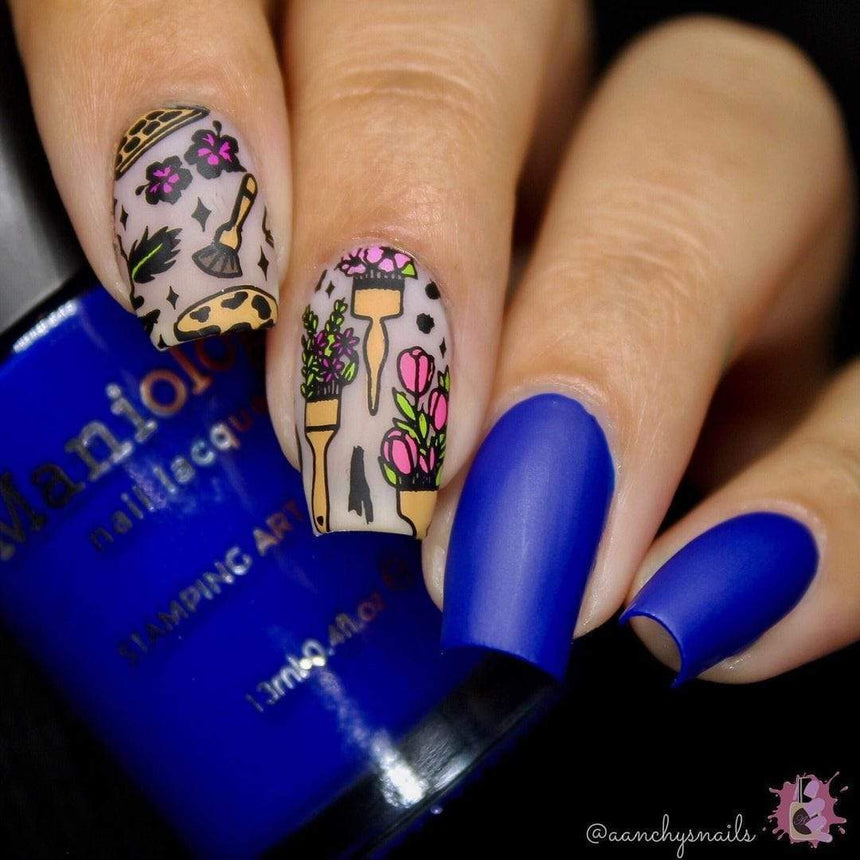 Stamp For A Cause: Hawaii Arts Alliance (M218) - Nail Stamping Plate