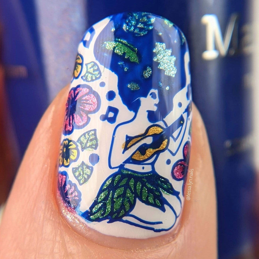 Stamp For A Cause: Hawaii Arts Alliance (M218) - Nail Stamping Plate