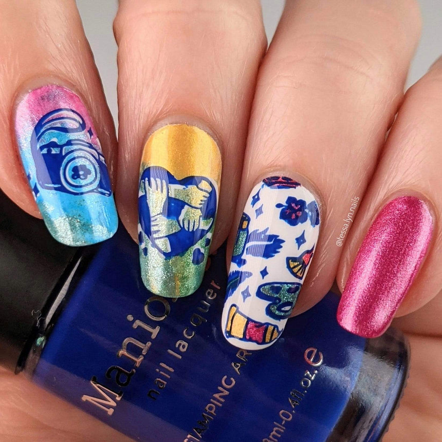 Stamp For A Cause: Hawaii Arts Alliance (M218) - Nail Stamping Plate