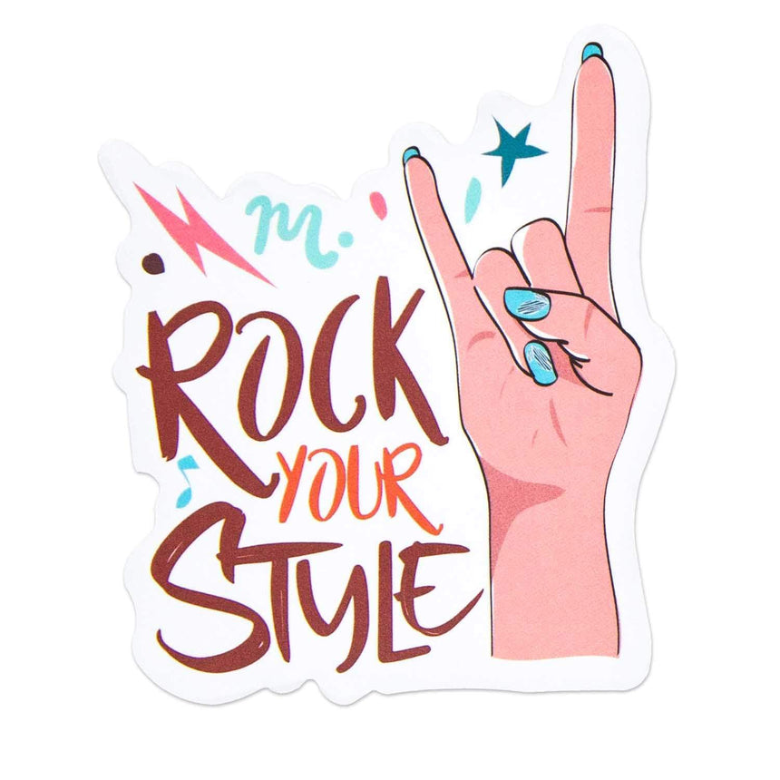 Stamping Maniology - 6pc Vinyl Branded Stickers Set - Creativity Sparks