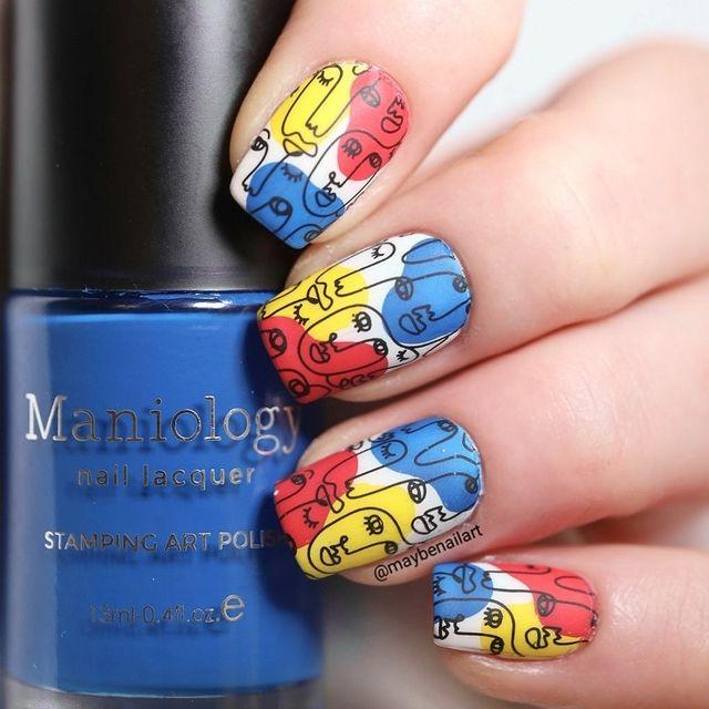 Manicure featuring polishes from the Maniology Star Slinger collection