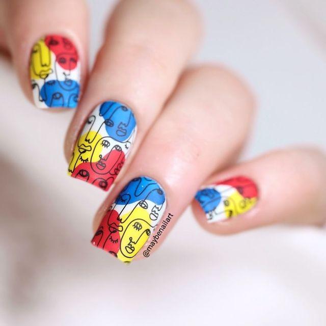 Manicure featuring polishes from the Maniology Star Slinger collection