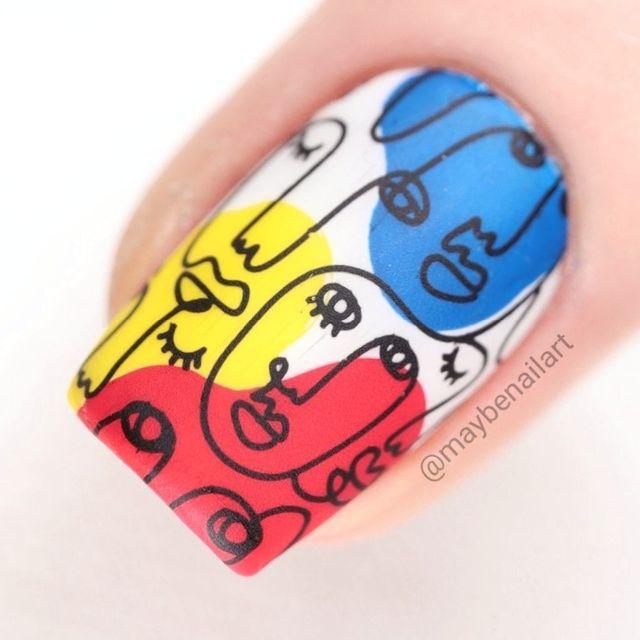 Manicure featuring polishes from the Maniology Star Slinger collection