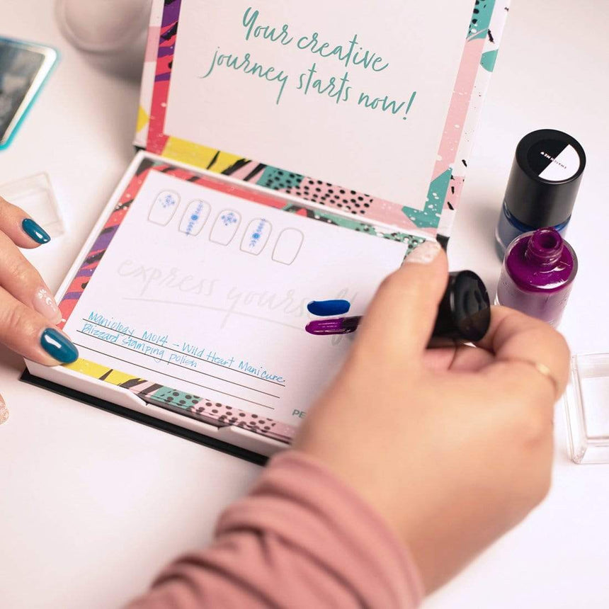 50 sheets Sticky Stamping Station all-in-one nail art planner.
