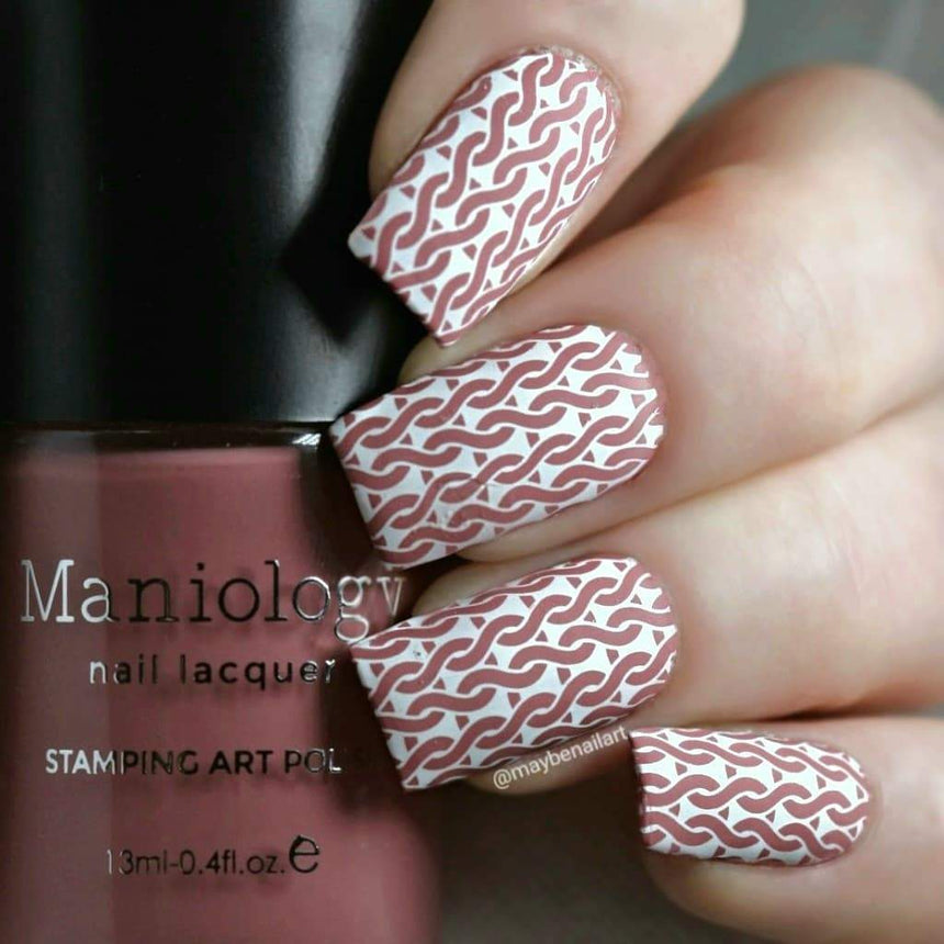 Cinnablush (B313) Blush Pink Stamping Polish