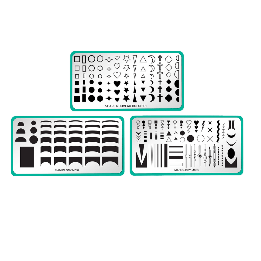 Stunning Minimalist Series - Set of 3 Stamping Plates