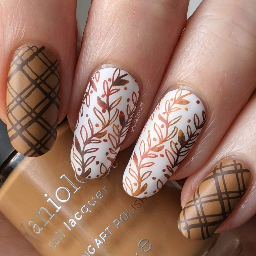 Sugar + Spice: 3-Piece Cream Stamping Art Polish Set