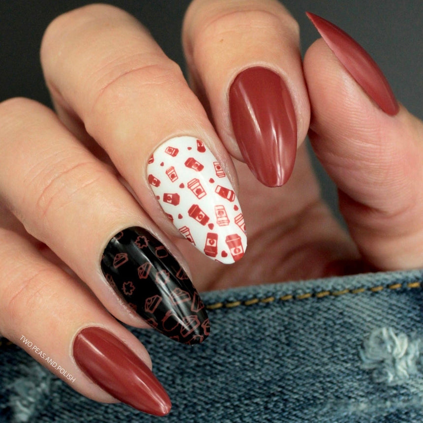 Sugar + Spice: Nutmeg (B352) - Clay Red-Orange Stamping Polish