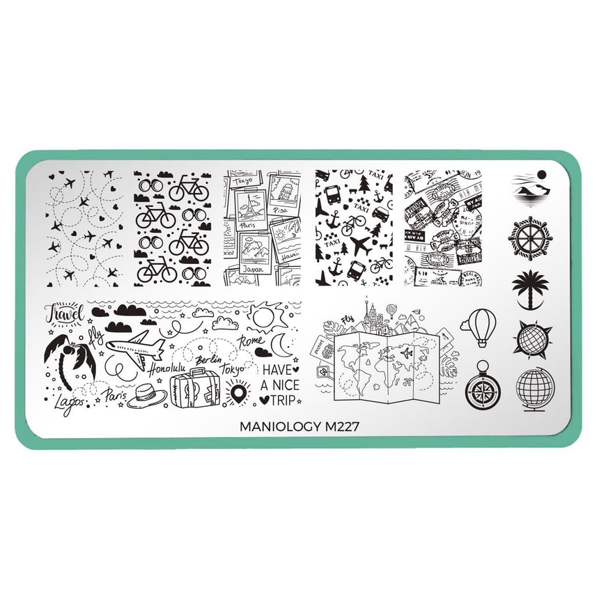 Summer Vacation (M227) - Nail Stamping Plate