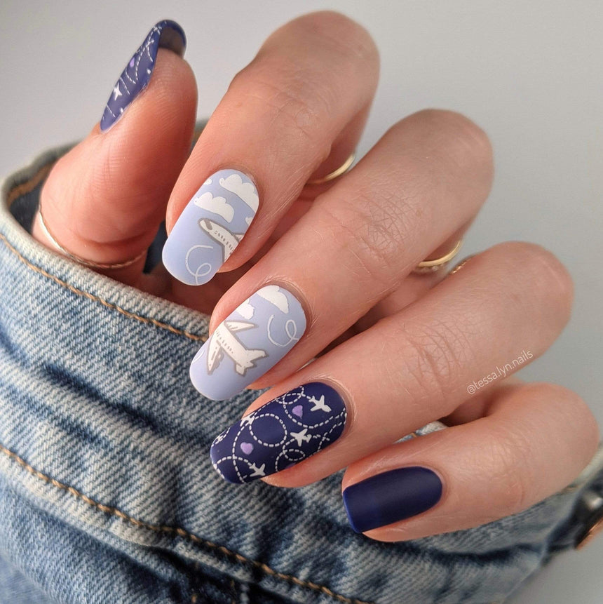 Summer Vacation (M227) - Nail Stamping Plate