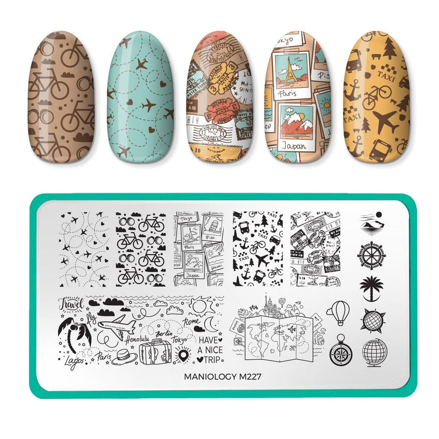 Summer Vacation (M227) - Nail Stamping Plate