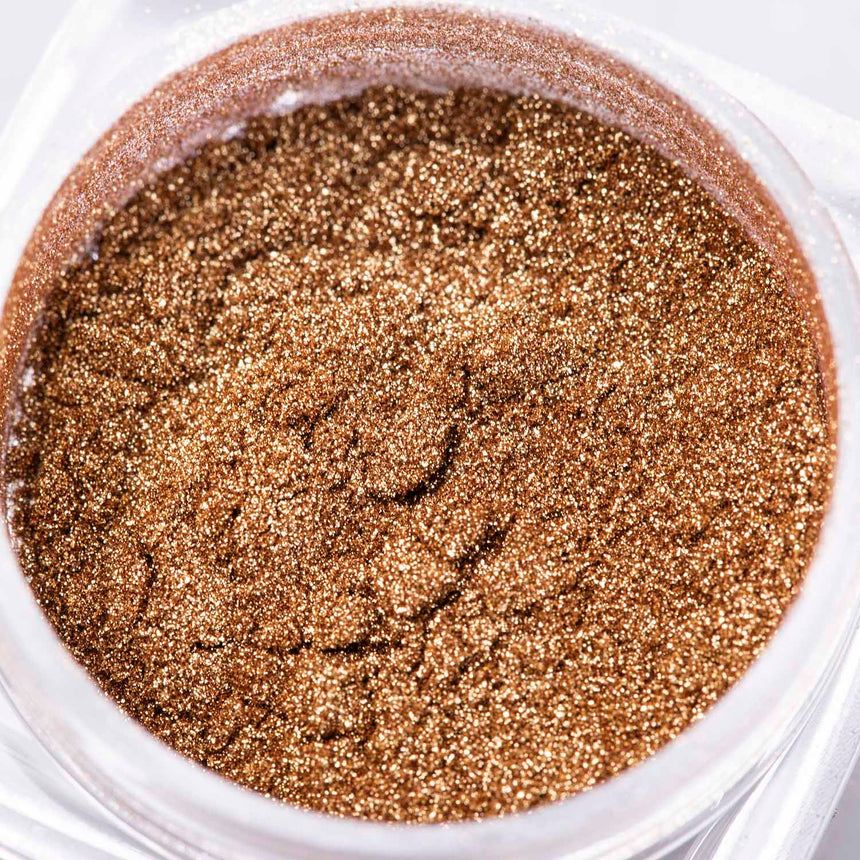 Sun Sign (NA029) - Titanium Gold Mirror Chrome Nail Art Powder