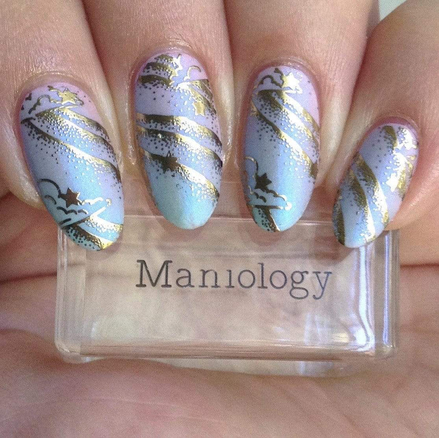 Sun Sign (NA029) - Titanium Gold Mirror Chrome Nail Art Powder