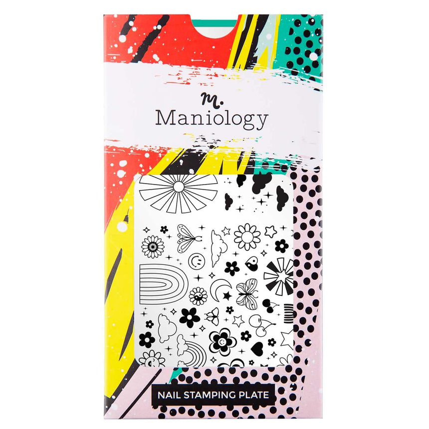 Sunshine Babe (M329) - Nail Stamping Plate