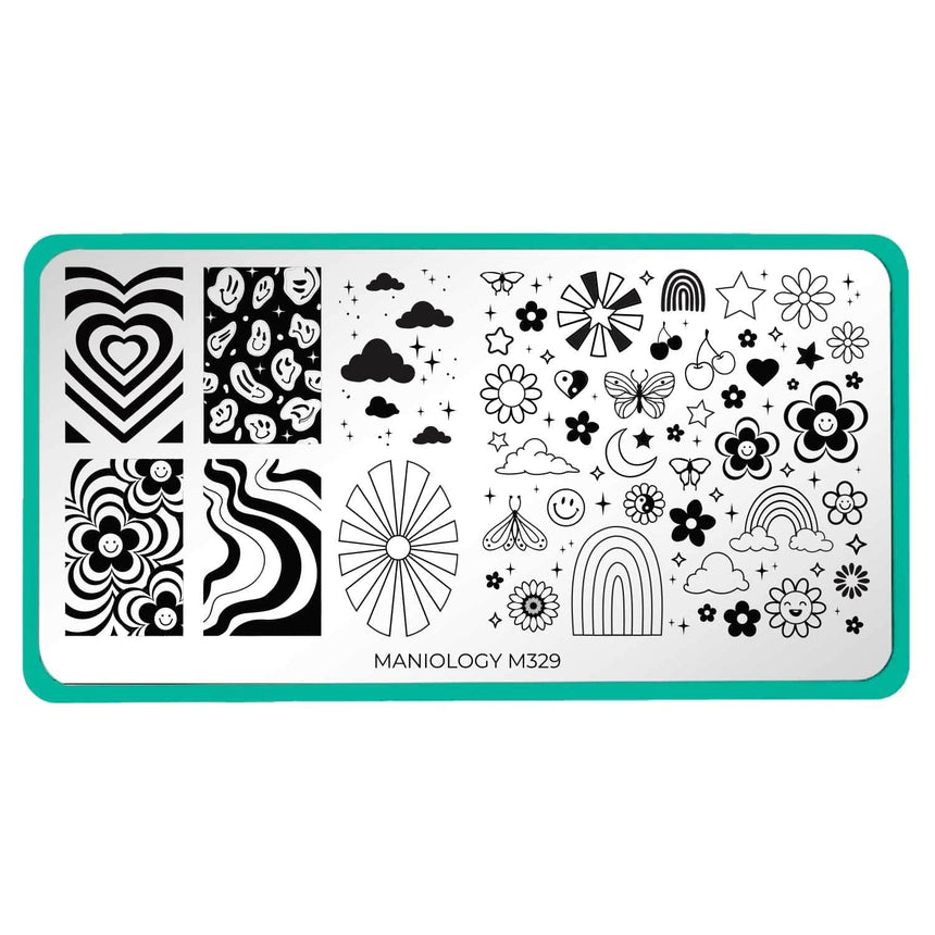 Sunshine Babe (M329) - Nail Stamping Plate
