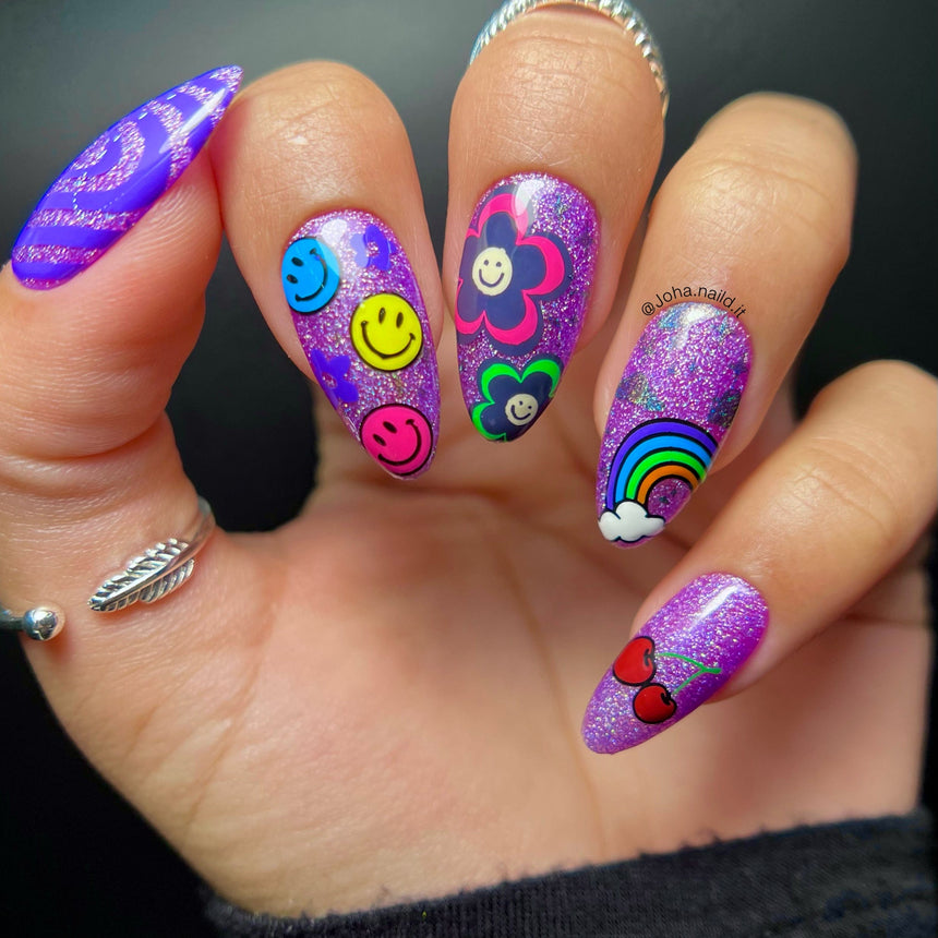 Sunshine Babe (M329) - Nail Stamping Plate