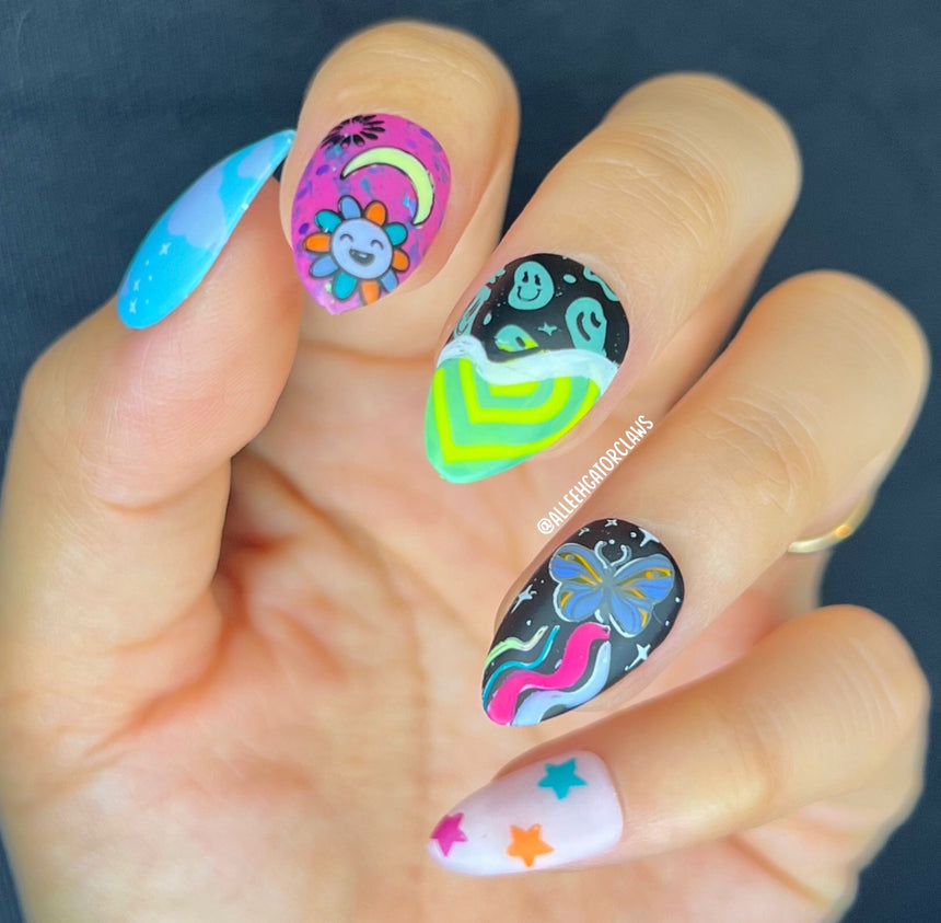 Sunshine Babe (M329) - Nail Stamping Plate