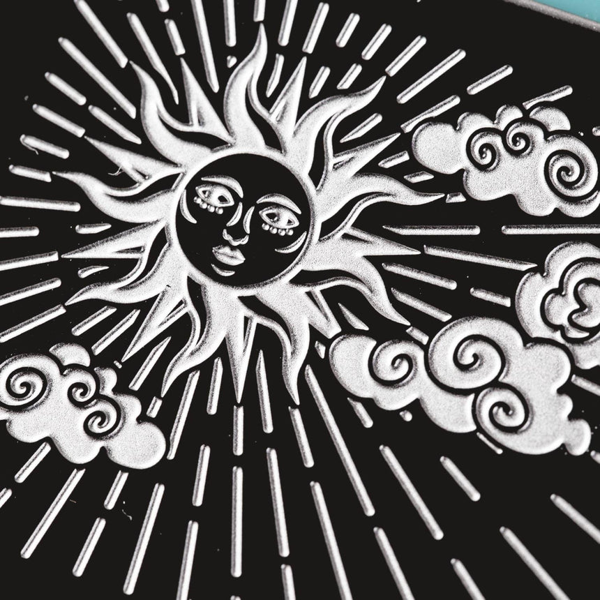 A nail stamping plate with Ouija inspired designs by Maniology (m071).