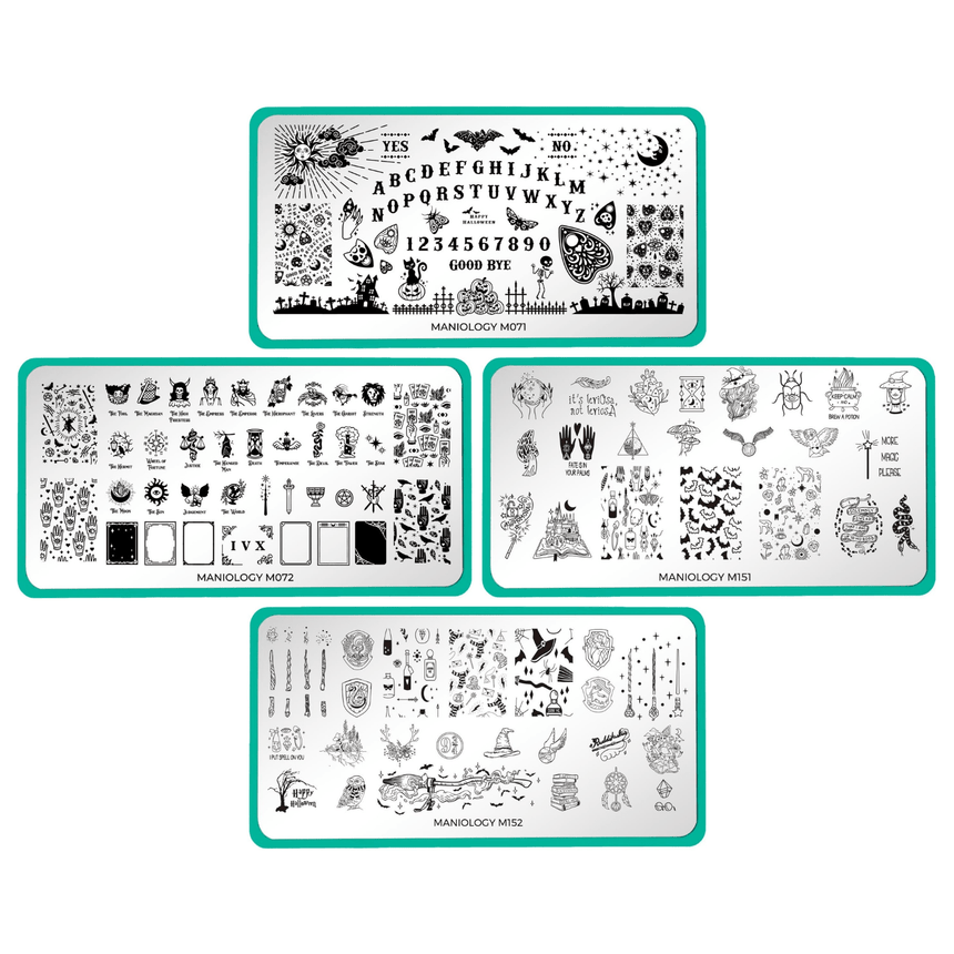 Sorcery & Spells: Set of 4 Nail Stamping Plates