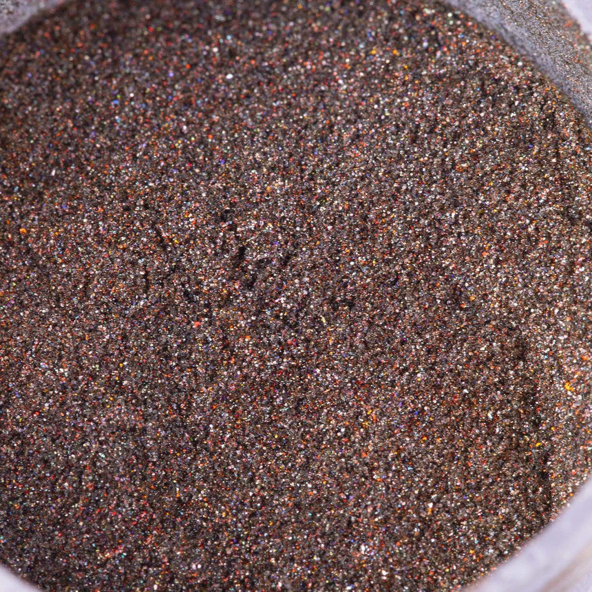 Superstition (NA033) - Copper Orange Holographic Duochrome Nail Art Powder