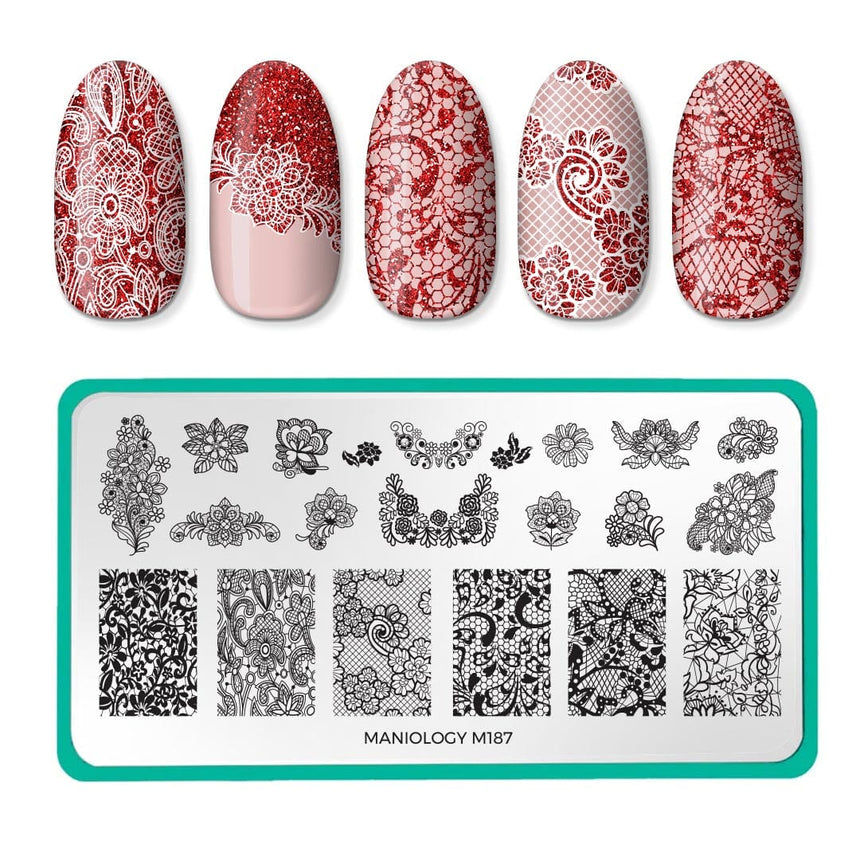 Sweet & Sultry (m187) Nail Stamping Plate
